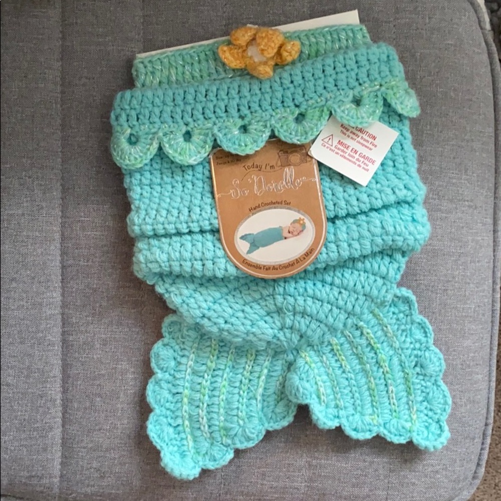 Baby girl mermaid outfit